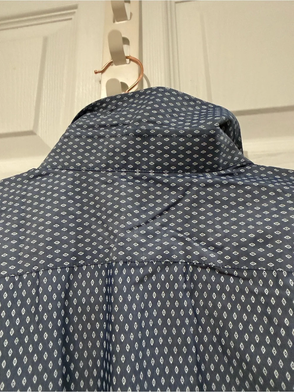 Banana Republic Patterned Button-Up Non-Iron Camden Fit Dress Shirt